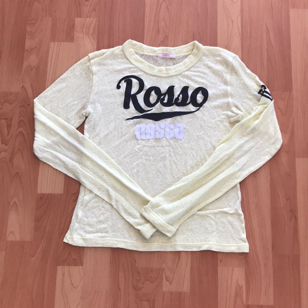 Yellow Rosso long sleeve tee